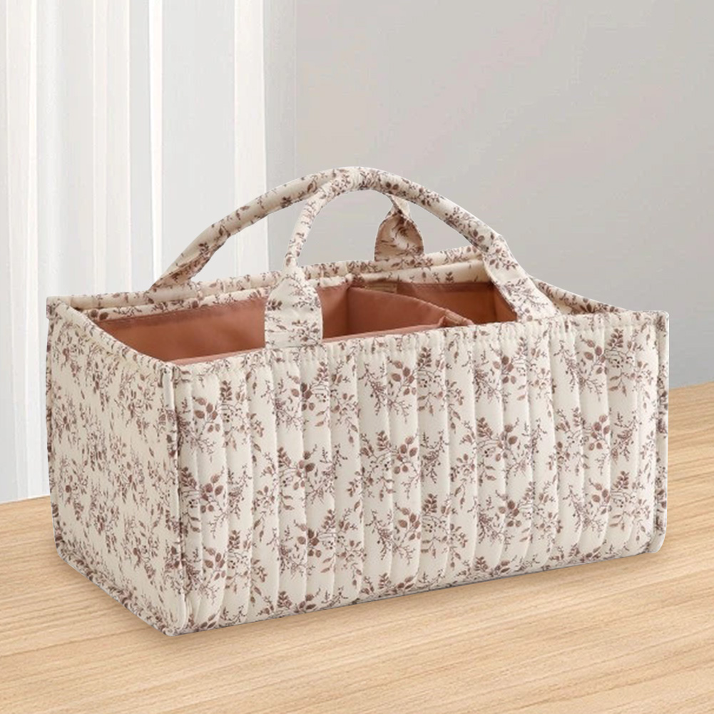 Baby Nursery Organizer - Cesto portaoggetti floreale per cameretta con