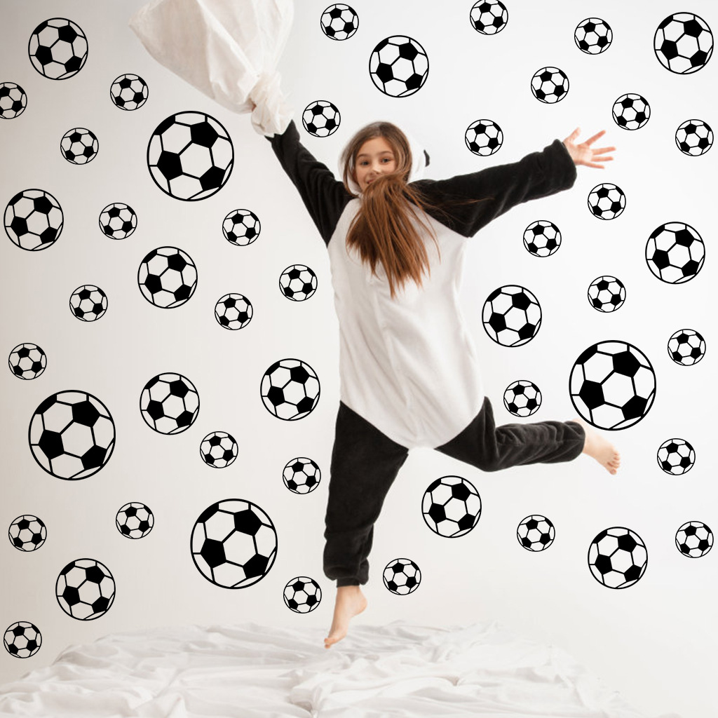 Baby Nursery Wallpaper - 43 pezzi adesivi murali calcio per