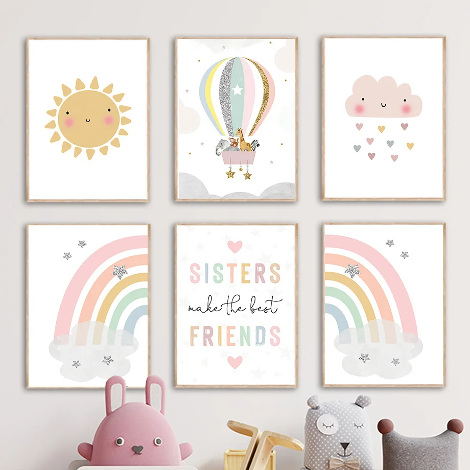 Baby Nursery Needs - Poster e Stampe Nordiche con Giraffa,
