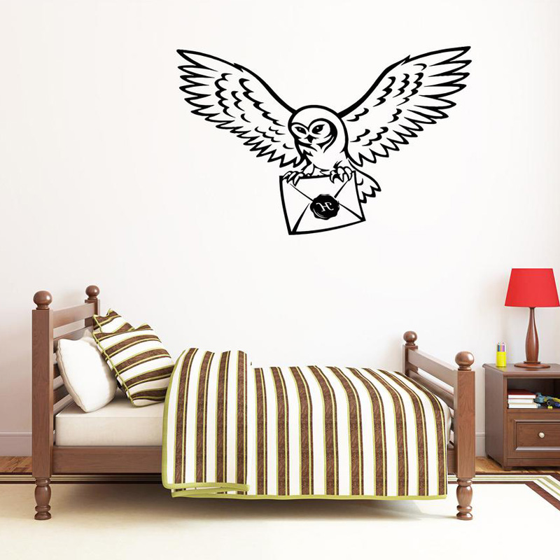 Baby Nursery Wallpaper - Adesivo da parete in vinile gufo