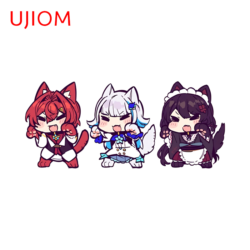 Baby Nursery Panelling - UJIOM Chibi Hololive Tre Ragazze Adesivi