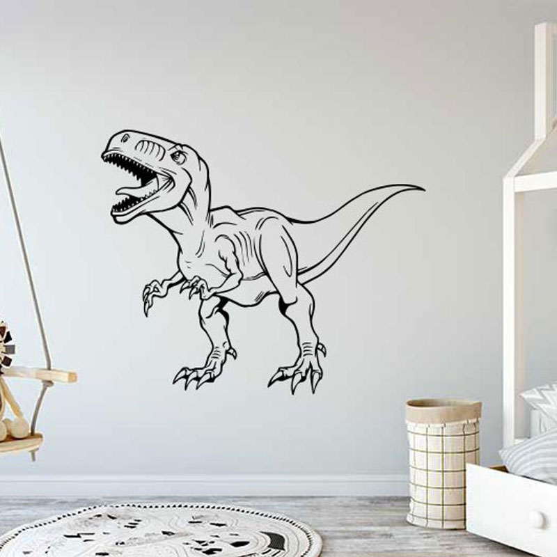 Baby Nursery Wallpaper - Dinosauro Dino T-Rex Animale Camera dei