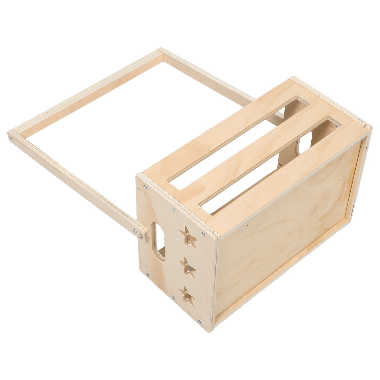 Baby Nursery Organizer - Cassa Portaoggetti Vintage in Legno per