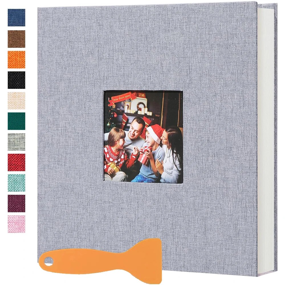 Baby Nursery Bookcase - Album fotografico grande autoadesivo 20 fogli/40