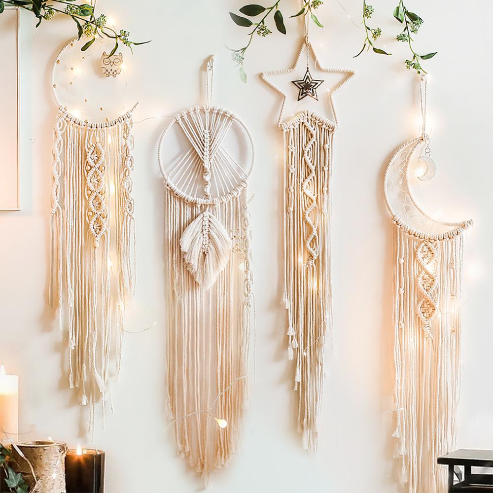 Baby Nursery Needs - Acchiappasogni in macramè Boho Home Decor