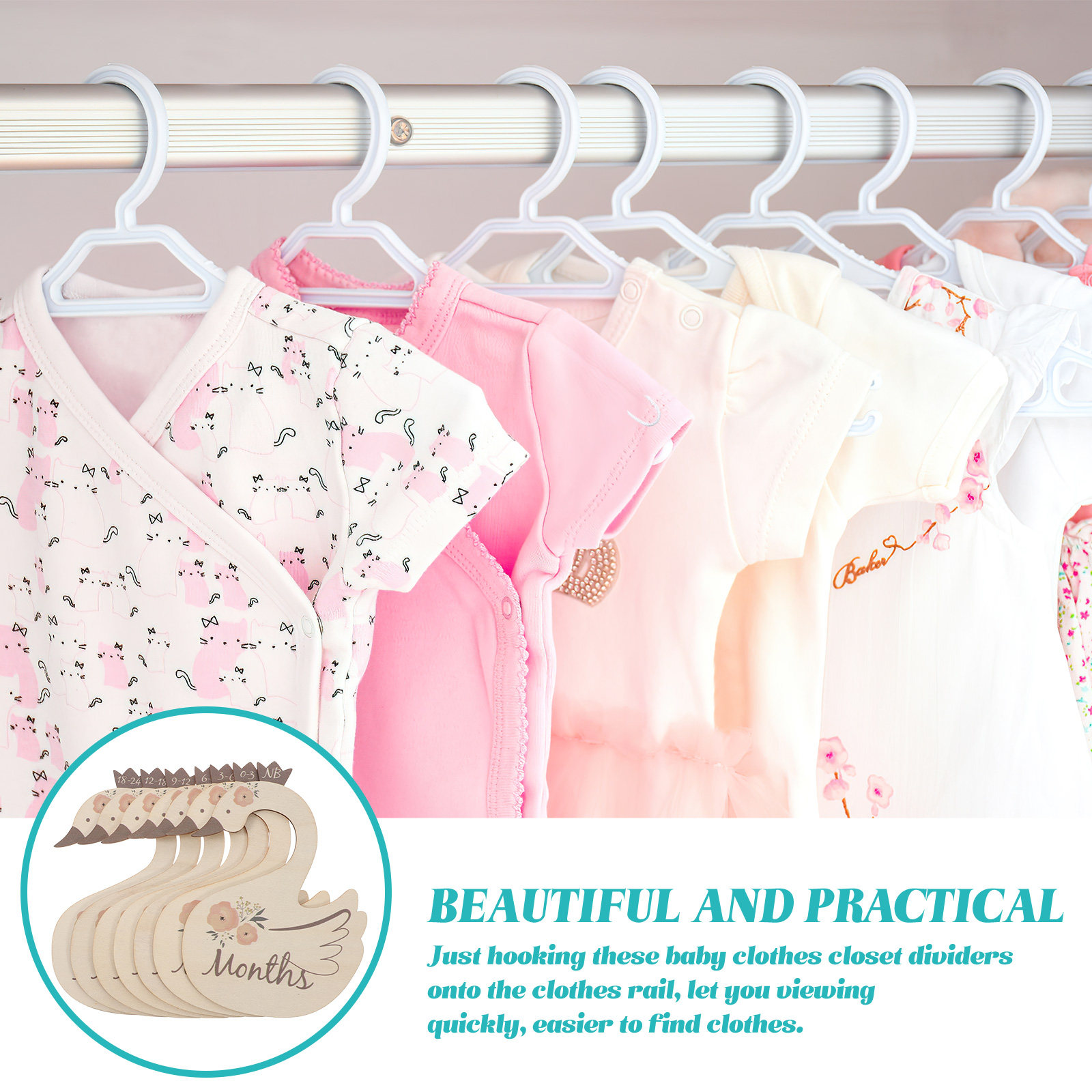 Set di 7 Divisori per Taglie d - Baby Nursery Organizer recensione e prezzo