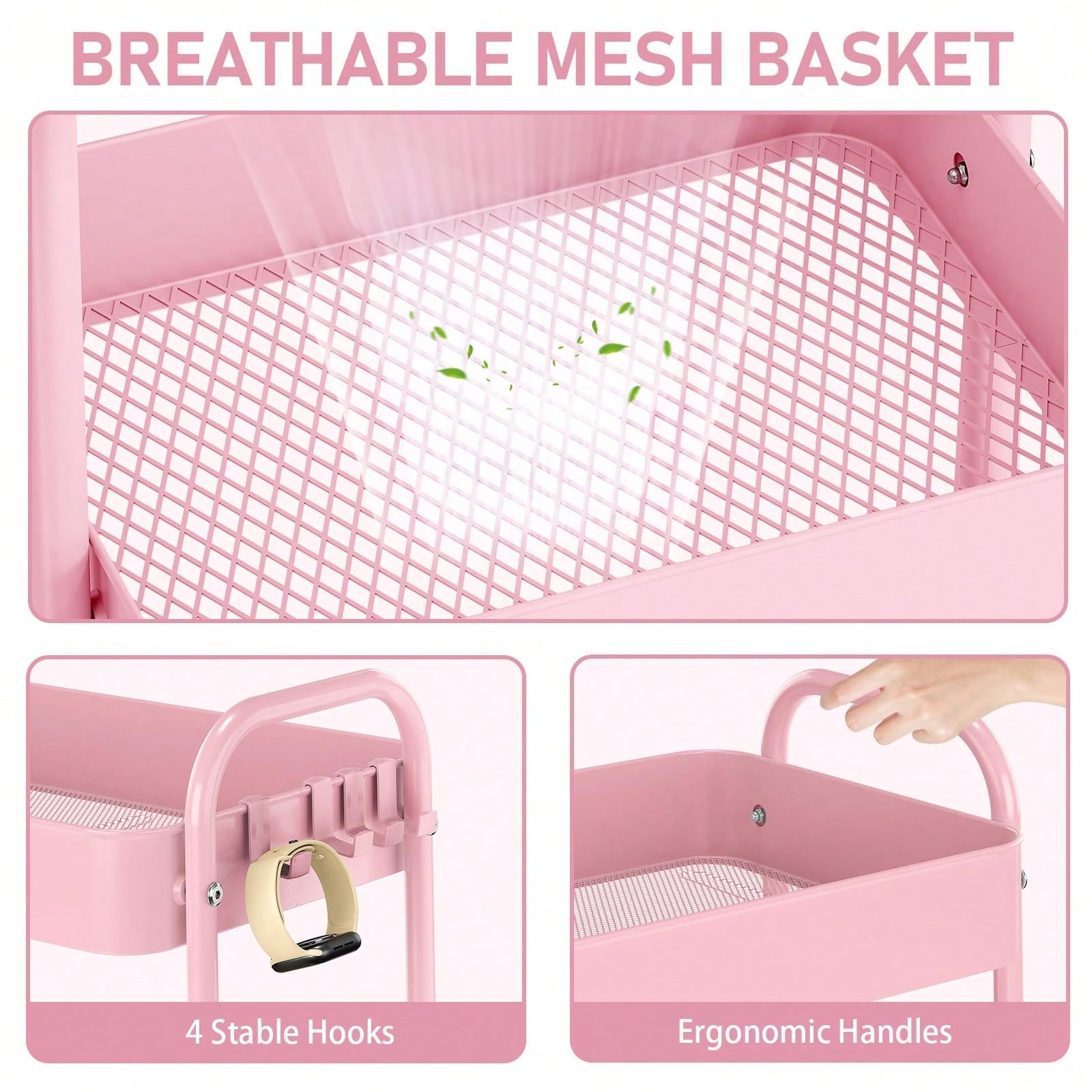Carrello a 3 Ripiani in Metall - Baby Nursery Organizer recensione e prezzo
