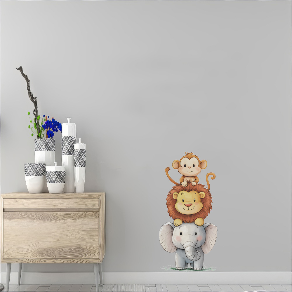 Adesivi Murali di Animali dell - Baby Nursery Wallpaper recensione e prezzo