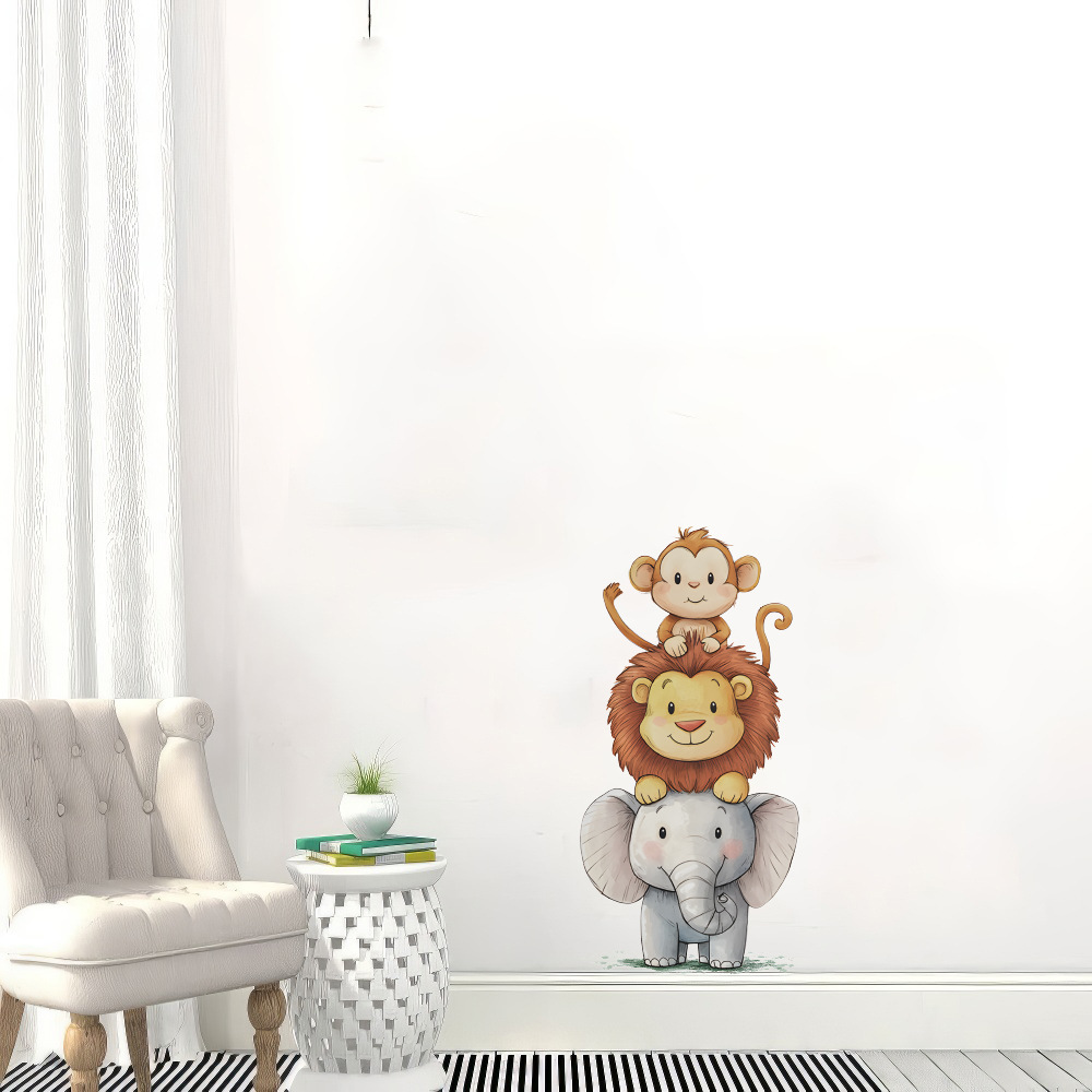 Adesivi Murali di Animali dell - Baby Nursery Wallpaper recensione e prezzo