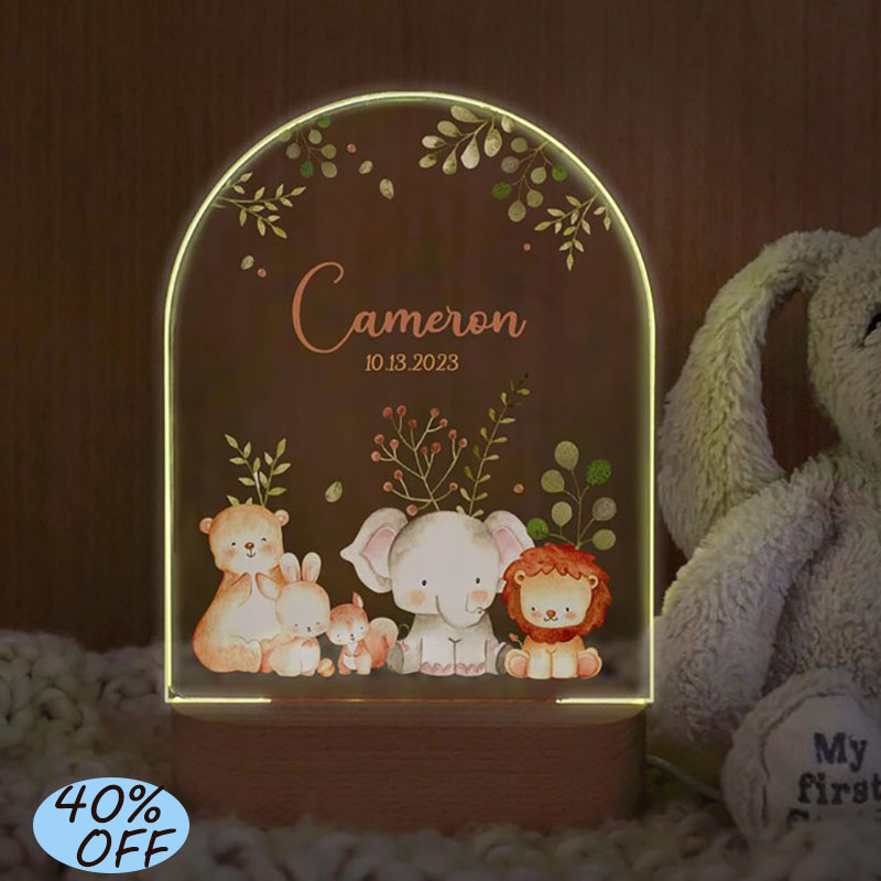 Nome personalizzato Luce nottu - Baby Nursery Light recensione e prezzo