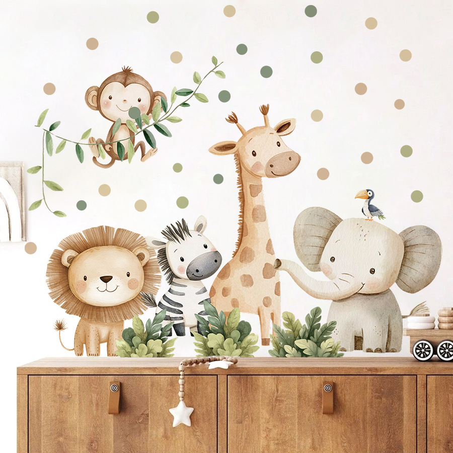 Boho Forest Animals Adesivi mu - Baby Nursery Wallpaper recensione e prezzo