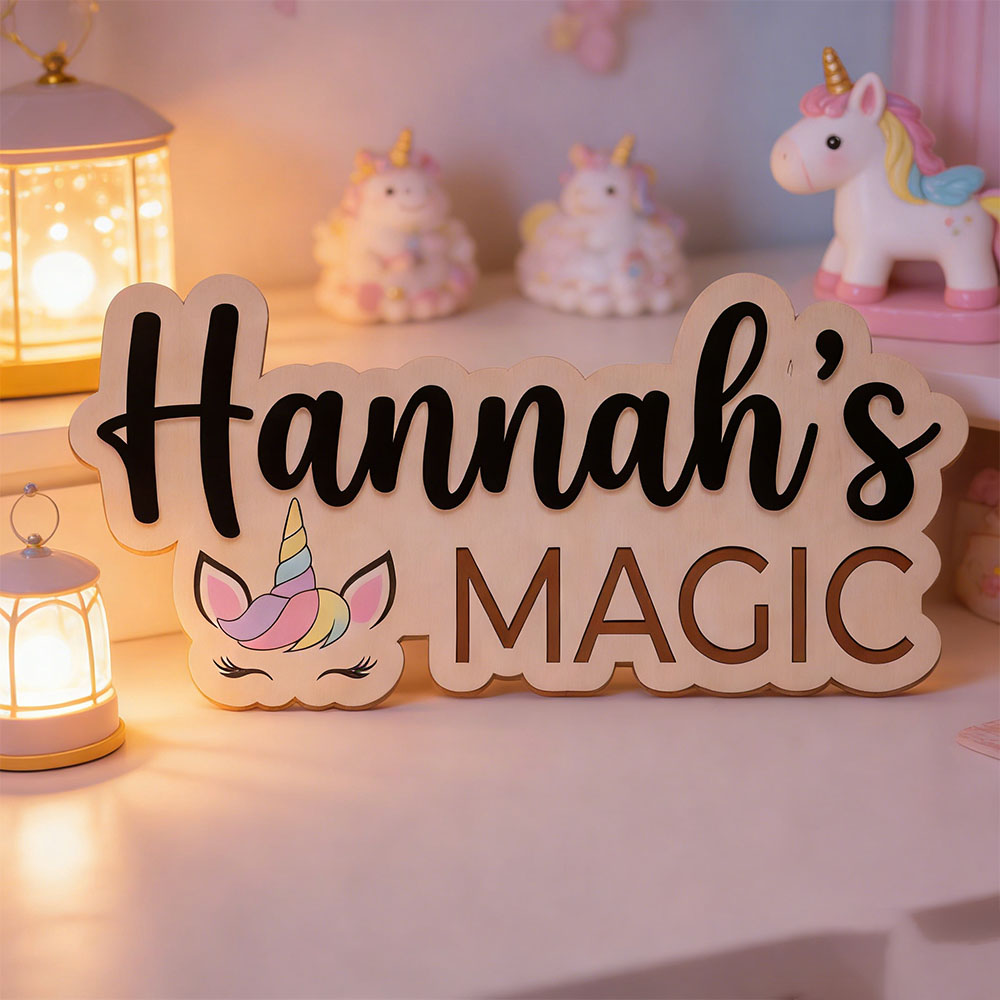 Targa Personalizzata in Legno  - Baby Nursery Themes Girl recensione e prezzo