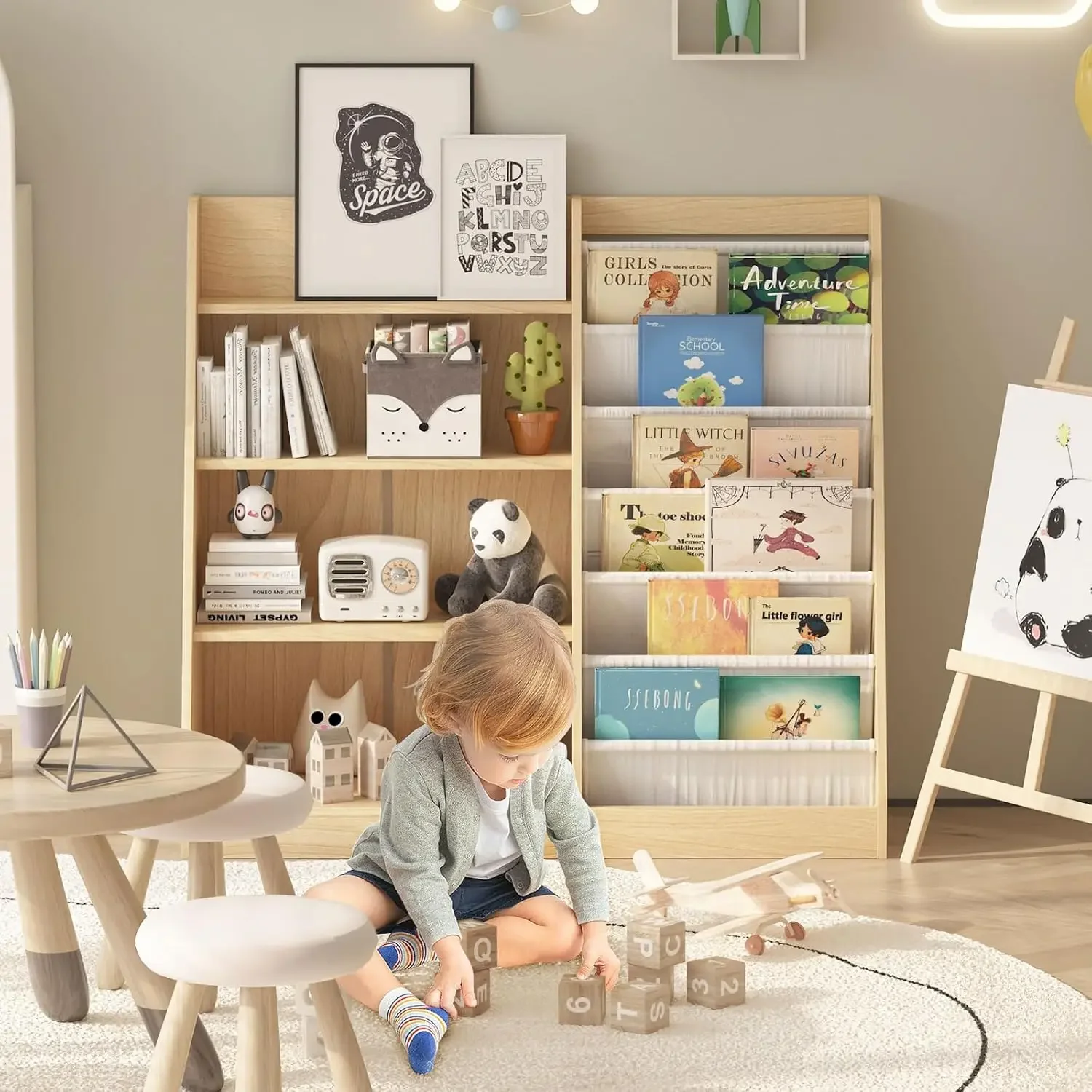 Libreria per bambini a 4 livel - Baby Nursery Bookcase recensione e prezzo