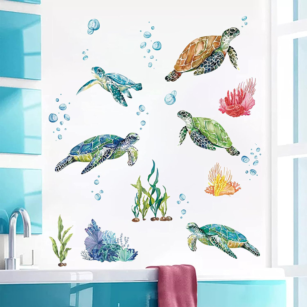Acquerello tartarughe marine a - Baby Nursery Under The Sea recensione e prezzo