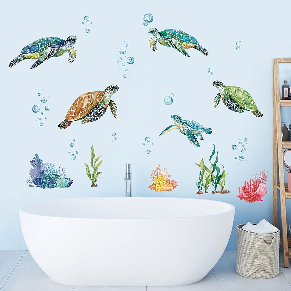 Acquerello tartarughe marine a - Baby Nursery Under The Sea recensione e prezzo