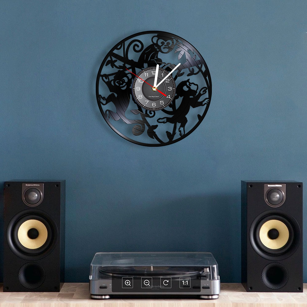 Orologio da Parete in Vinile c - Baby Nursery Zoo Animals recensione e prezzo
