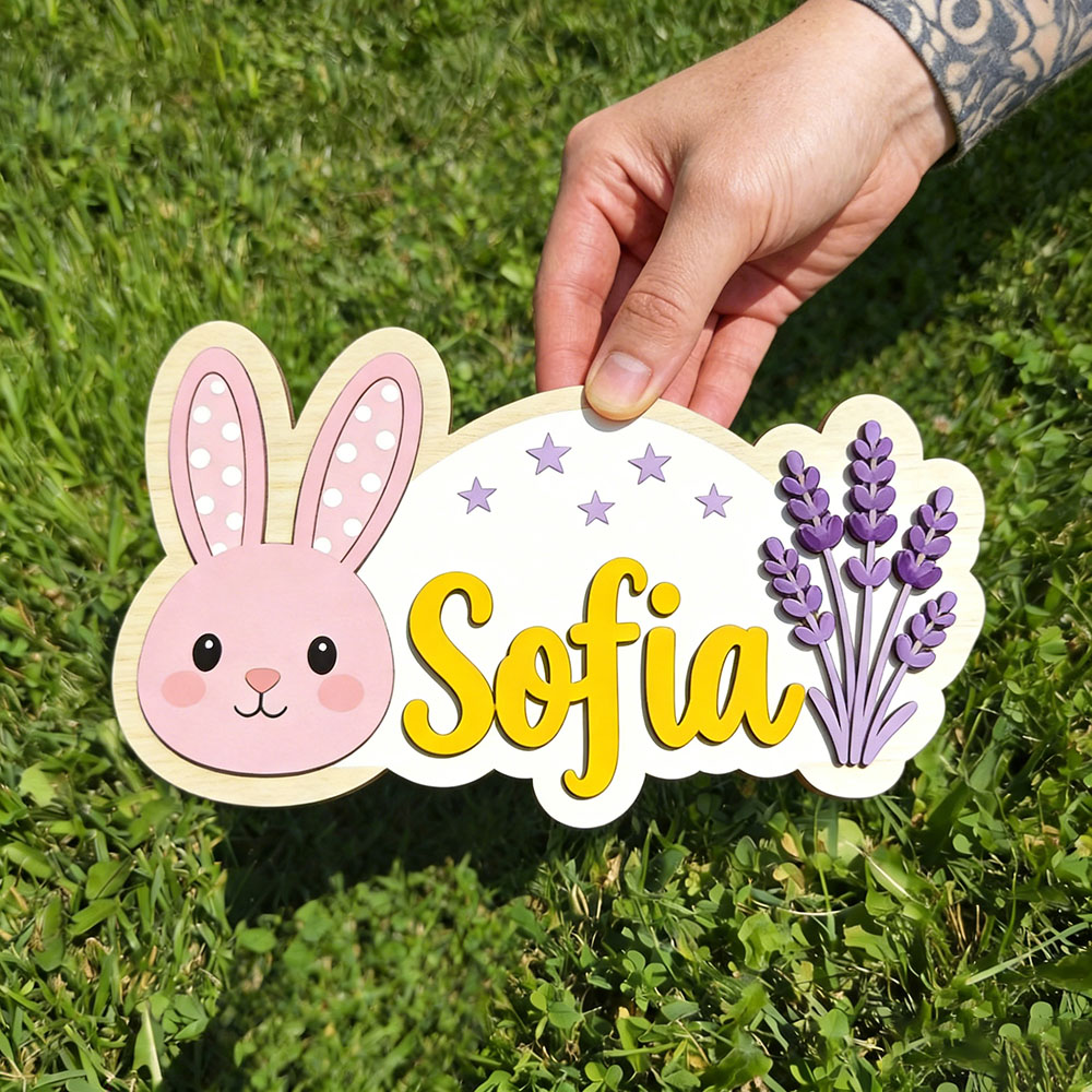 Targa in Legno Personalizzata  - Baby Nursery Themes Girl recensione e prezzo