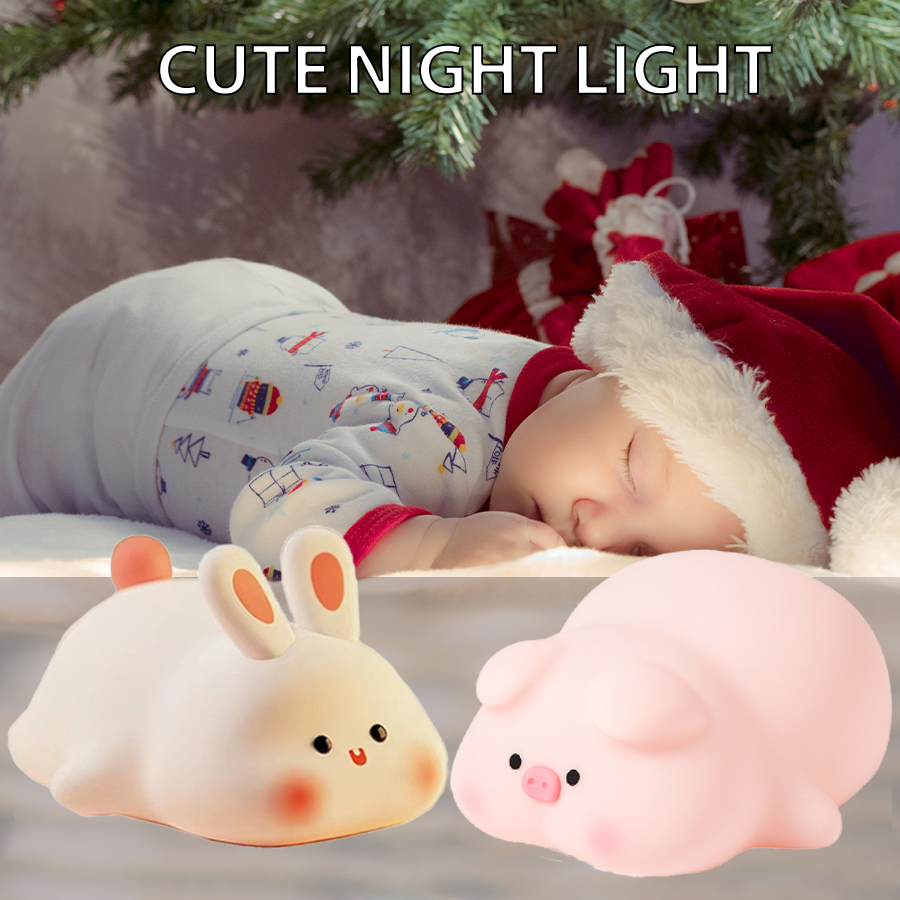 Piggy Bunny Night Light lampad - Baby Nursery Table Lamp recensione e prezzo