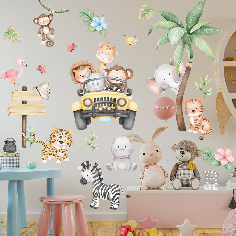 camera dei bambini cartone ani - Baby Nursery Zoo Animals recensione e prezzo