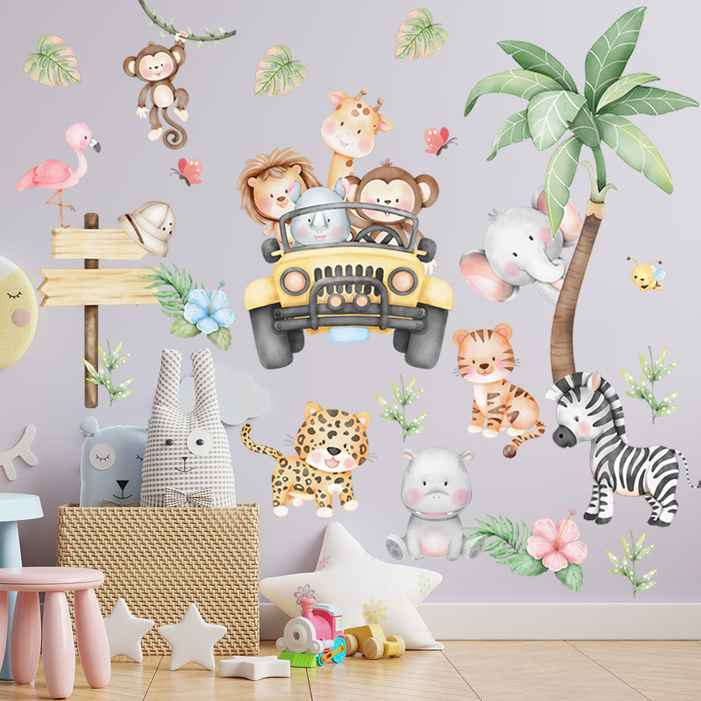 camera dei bambini cartone ani - Baby Nursery Zoo Animals recensione e prezzo