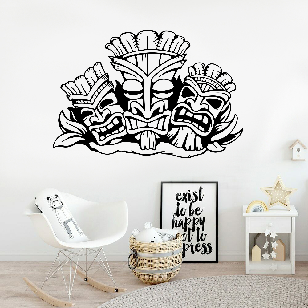 Adesivo murale Totem hawaiano  - Baby Nursery Wallpaper recensione e prezzo