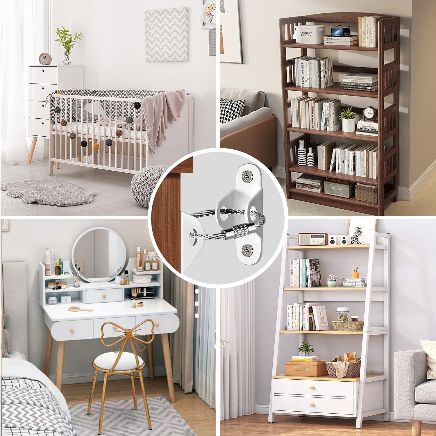 Ancoraggio Anti-Ribaltamento p - Baby Nursery Bookcase recensione e prezzo