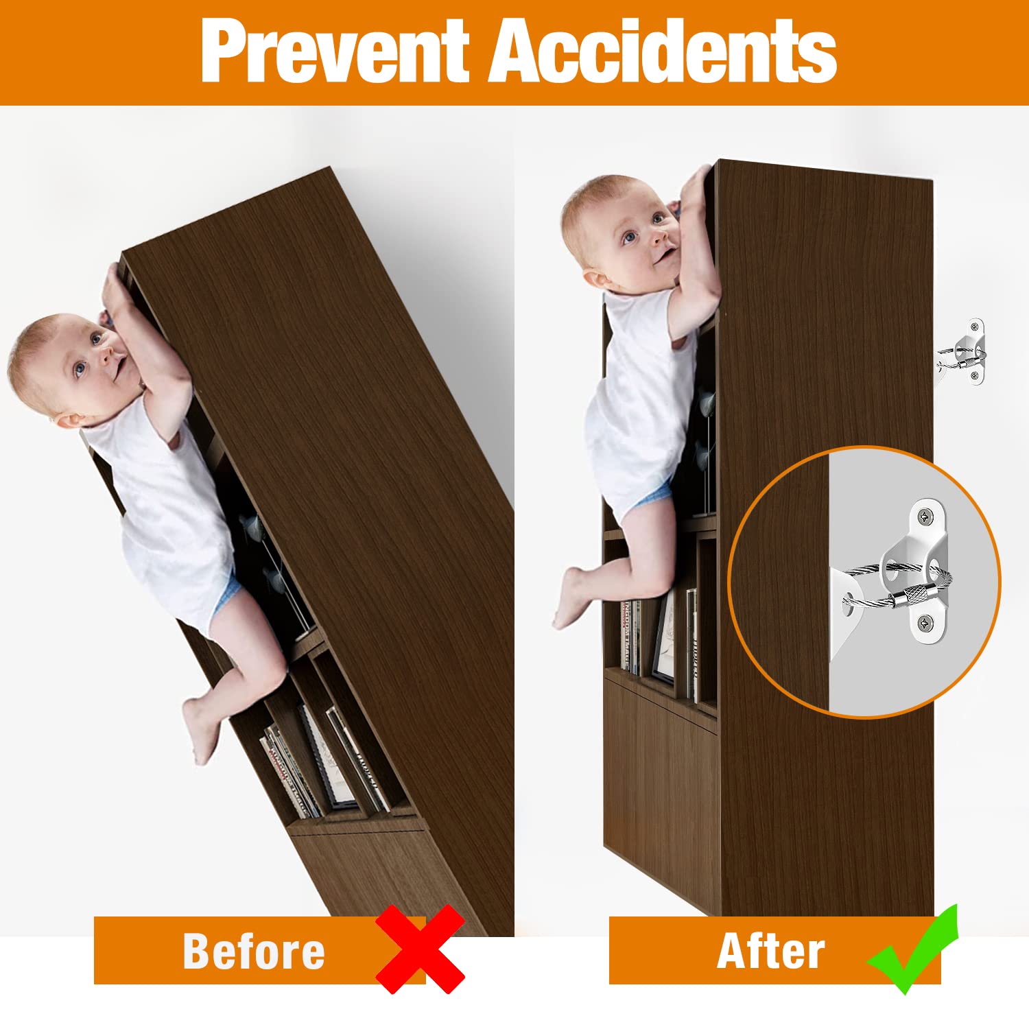 Ancoraggio Anti-Ribaltamento p - Baby Nursery Bookcase recensione e prezzo