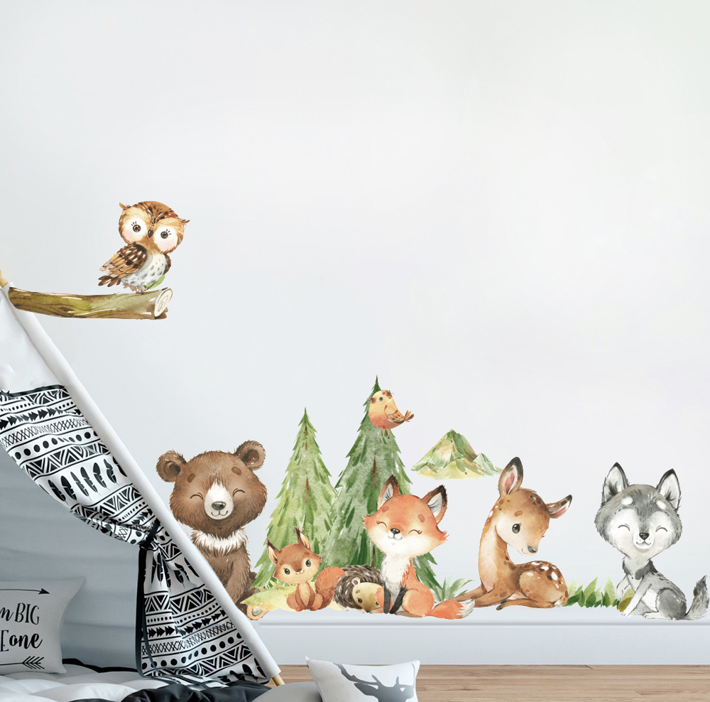 Cartoon Acquerello Foresta Ani - Baby Nursery Needs recensione e prezzo