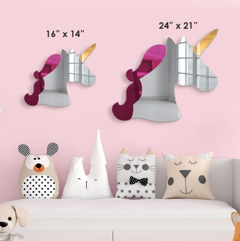 Specchio da Parete 3D in Acril - Baby Nursery Themes Girl recensione e prezzo