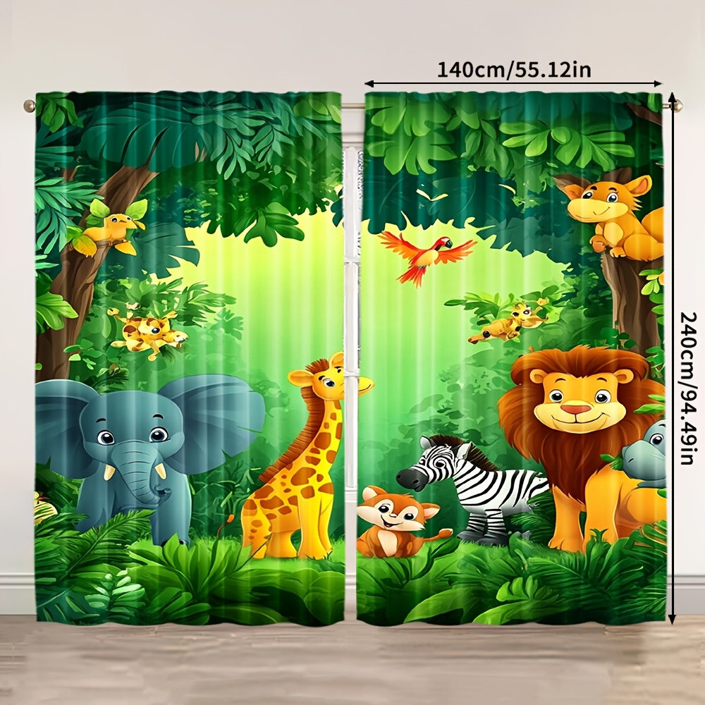 2 Tende con Stampa Animali Car - Baby Nursery Panelling recensione e prezzo
