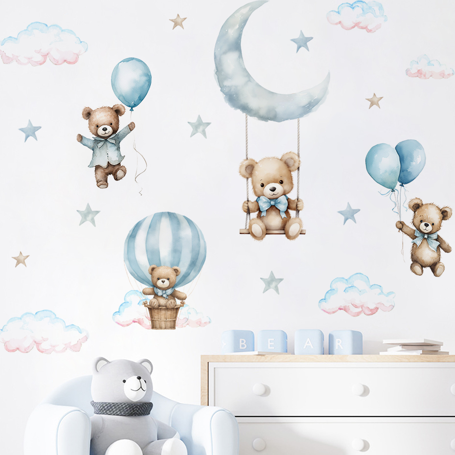 Adesivi murali nuvola con mong - Baby Nursery Needs recensione e prezzo