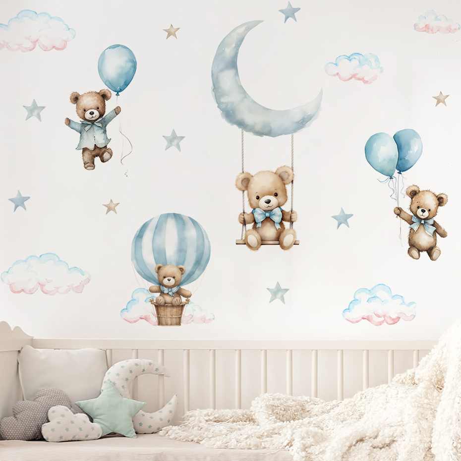Adesivi murali nuvola con mong - Baby Nursery Needs recensione e prezzo