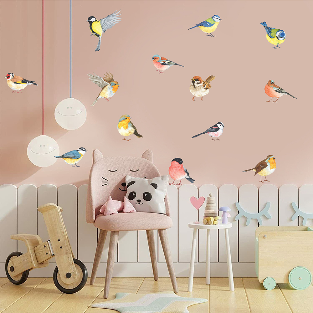 13 pezzi adesivi murali uccell - Baby Nursery Panelling recensione e prezzo