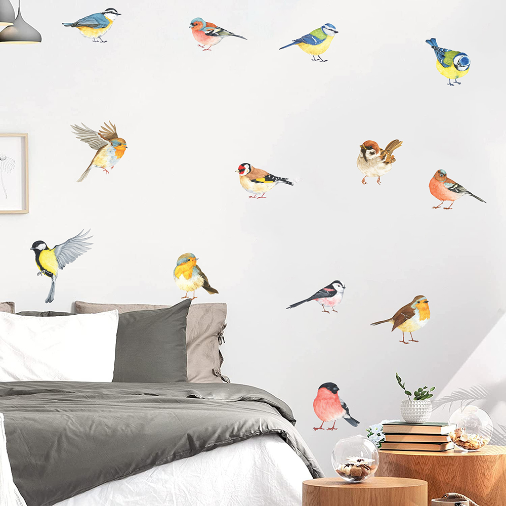 13 pezzi adesivi murali uccell - Baby Nursery Panelling recensione e prezzo