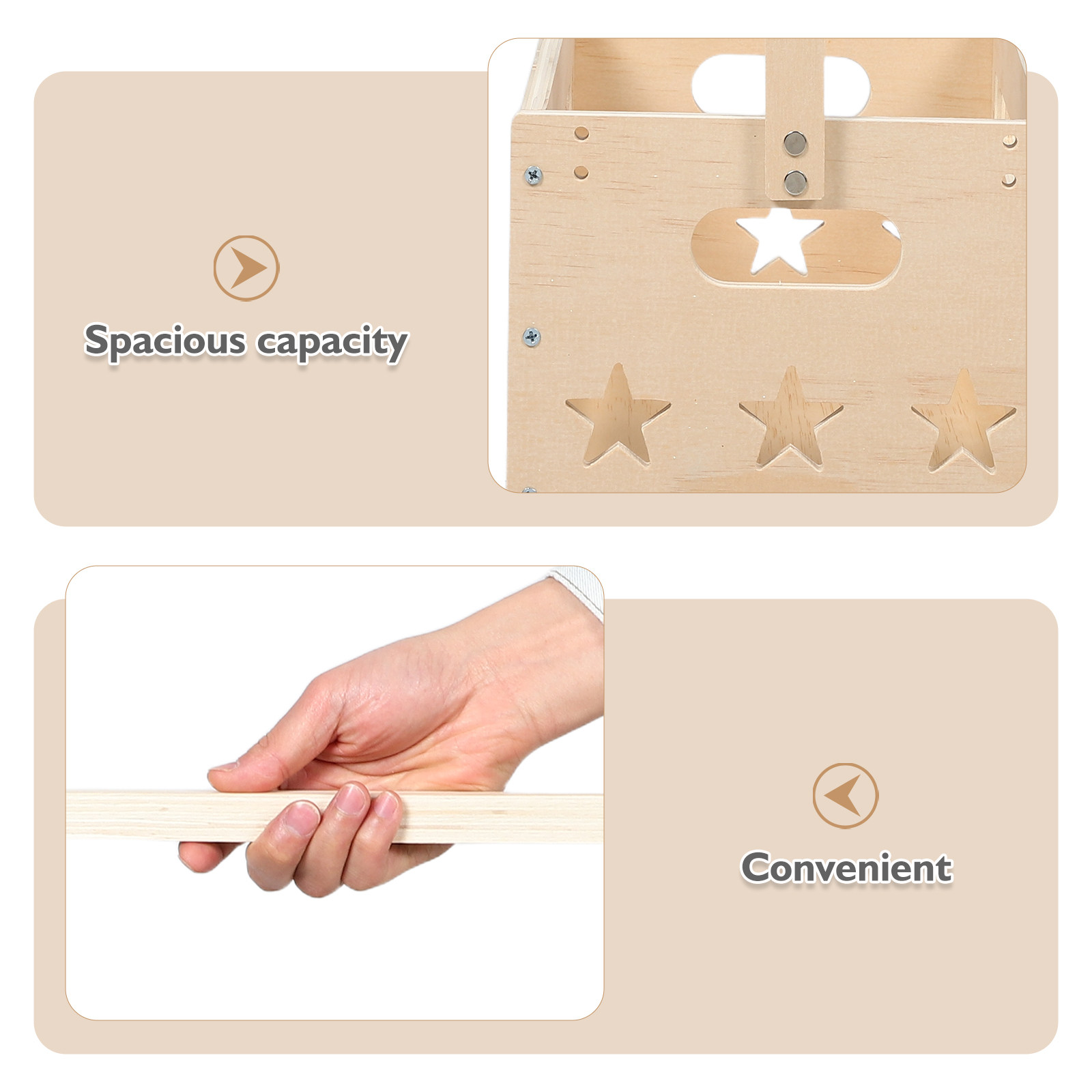 Cassa Portaoggetti Vintage in  - Baby Nursery Organizer recensione e prezzo