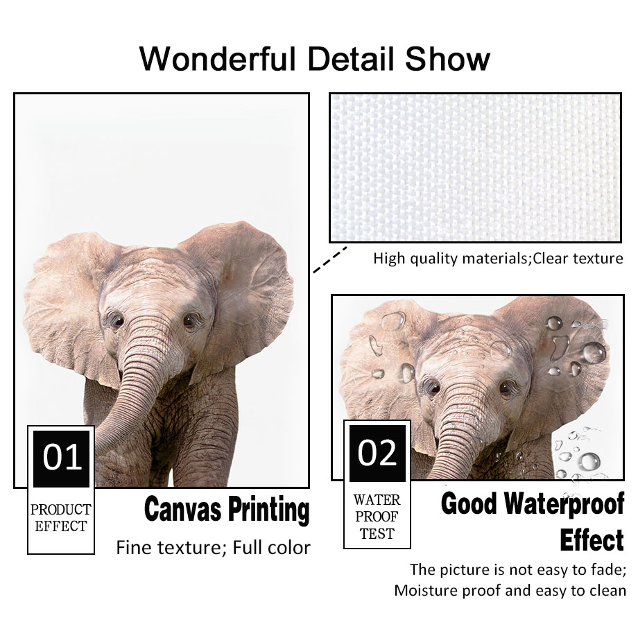 Stampe d'Arte Murale con Anima - Baby Nursery Zoo Animals recensione e prezzo