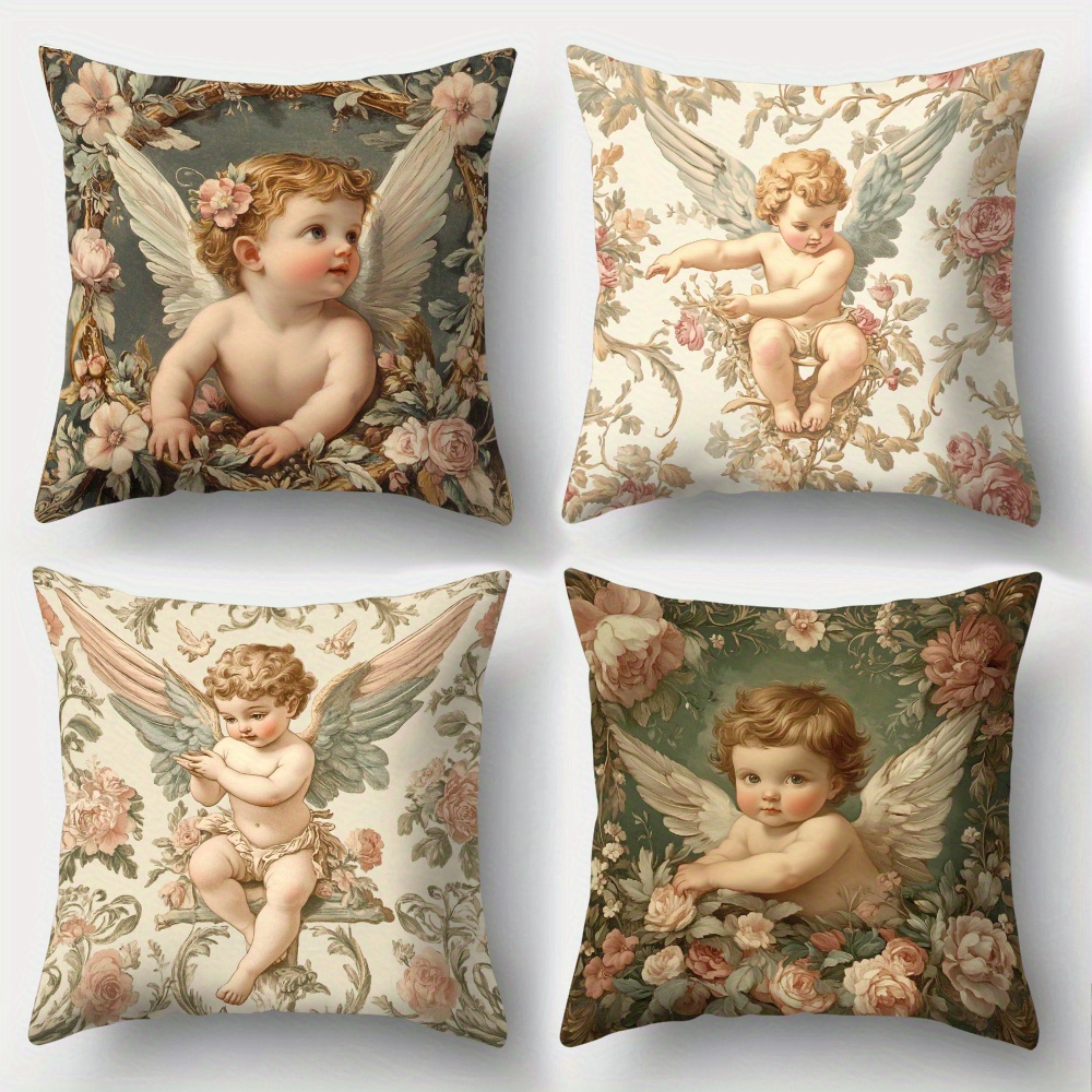 Set di 4 Federe Decorative con - Baby Nursery Vintage recensione e prezzo