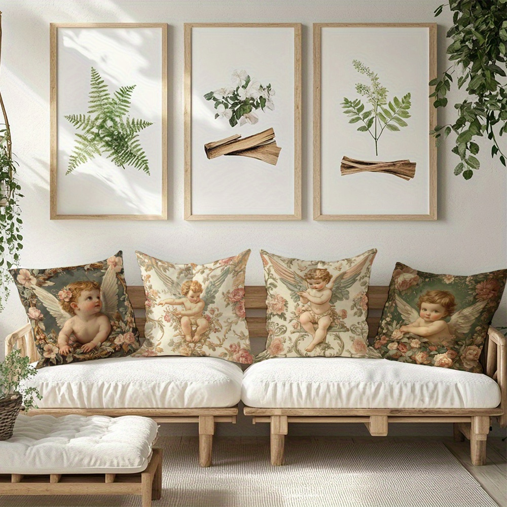 Set di 4 Federe Decorative con - Baby Nursery Vintage recensione e prezzo