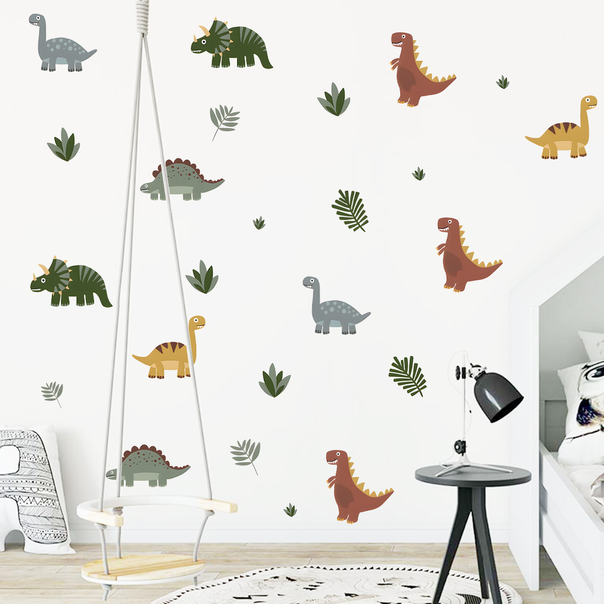 Adesivi murali animali foglia  - Baby Nursery Wallpaper recensione e prezzo