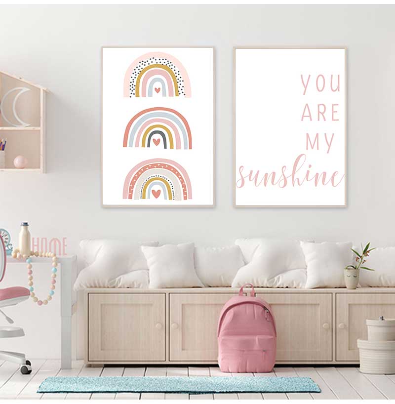 Tu sei il mio sole Arcobaleno  - Baby Nursery You Are My Sunshine recensione e prezzo