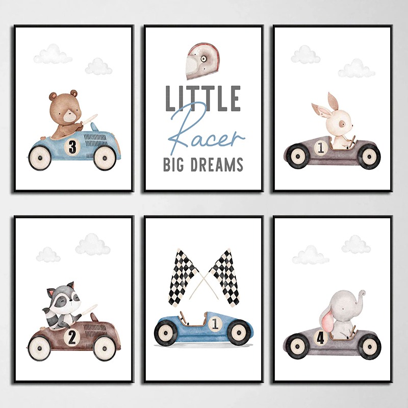 Poster Vintage di Auto da Cors - Baby Nursery Vintage recensione e prezzo