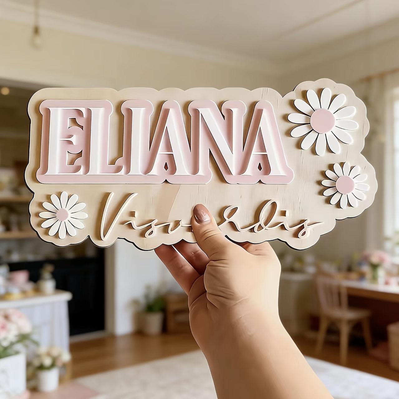Insegna in Legno Personalizzab - Baby Nursery Accent Wall recensione e prezzo