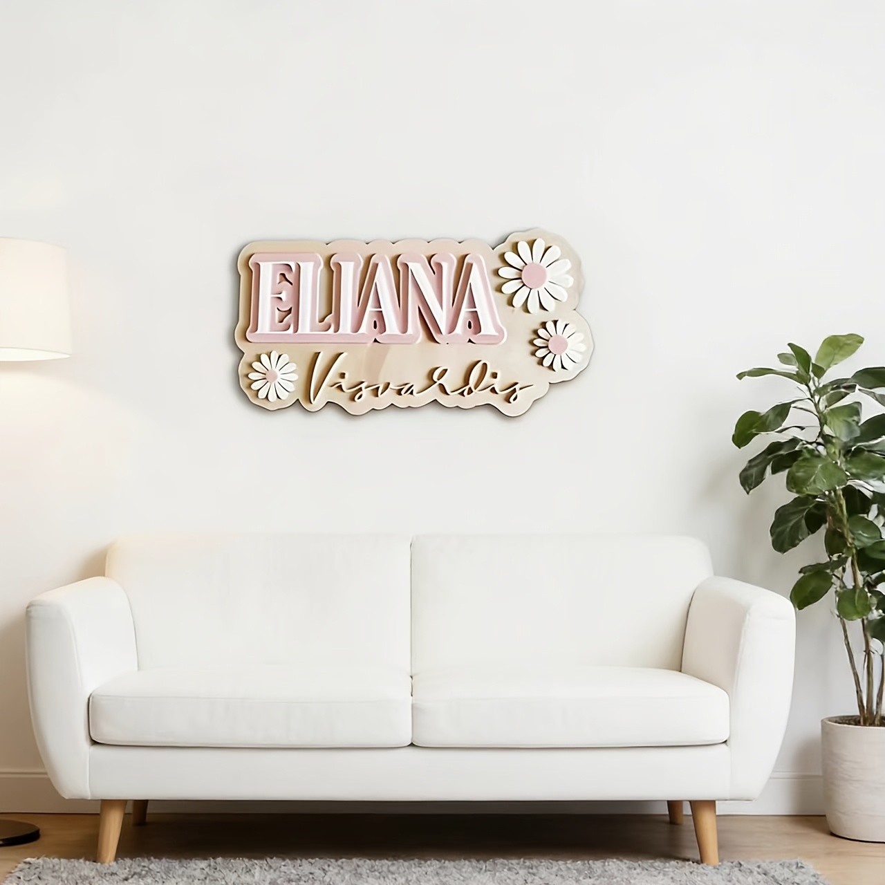 Insegna in Legno Personalizzab - Baby Nursery Accent Wall recensione e prezzo