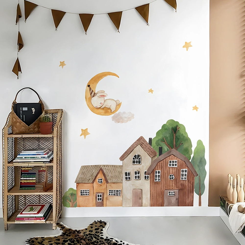 Tessuto Cartoon Forest Vintage - Baby Nursery Vintage recensione e prezzo