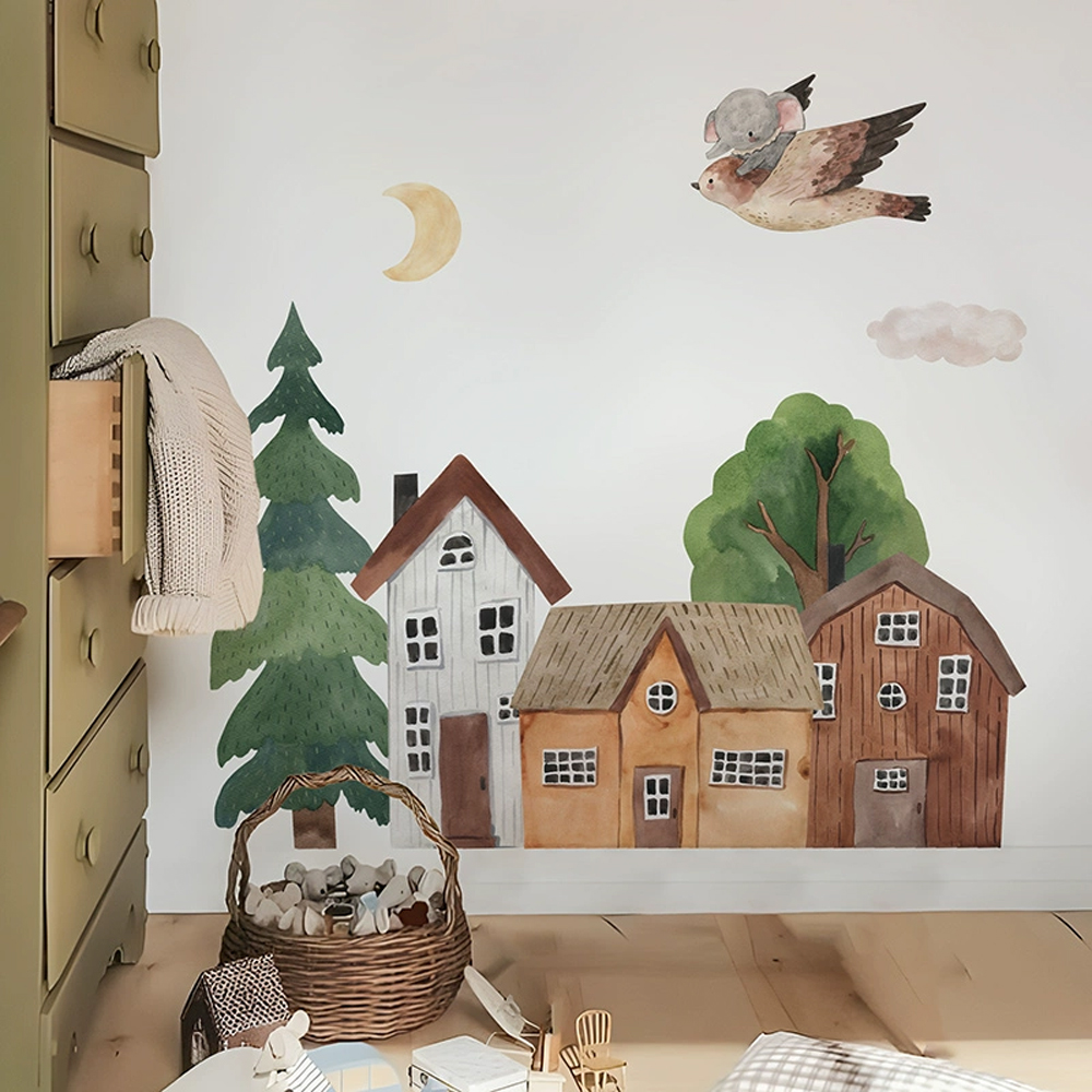Tessuto Cartoon Forest Vintage - Baby Nursery Vintage recensione e prezzo