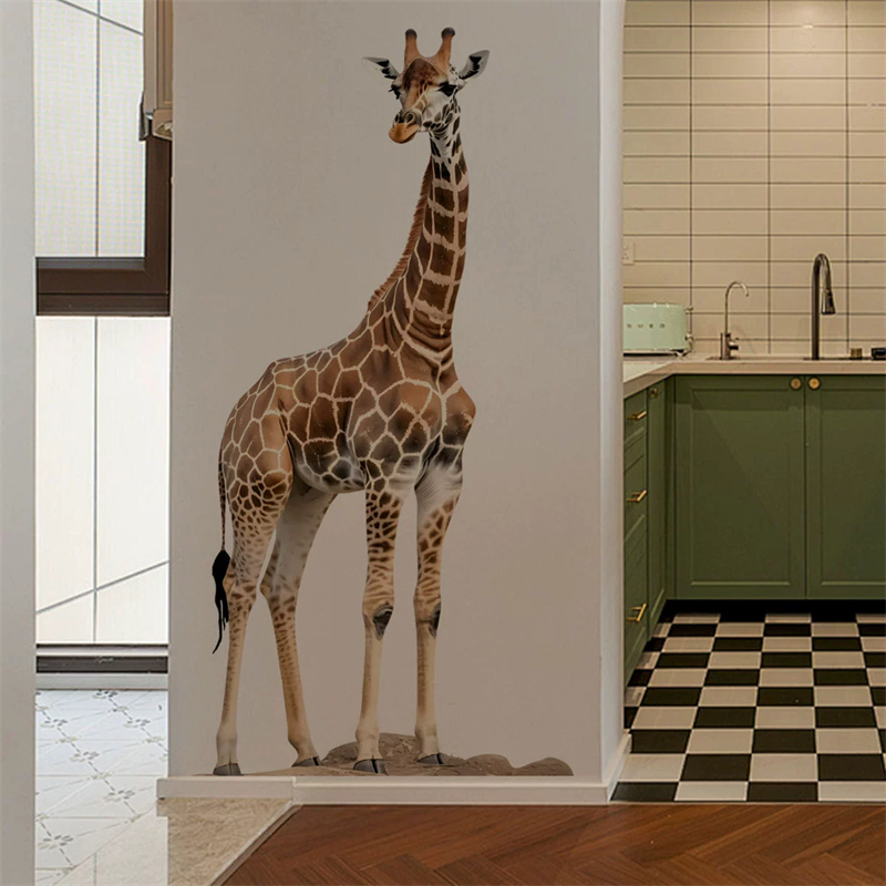 Adesivo grande con giraffa e a - Baby Nursery Wallpaper recensione e prezzo