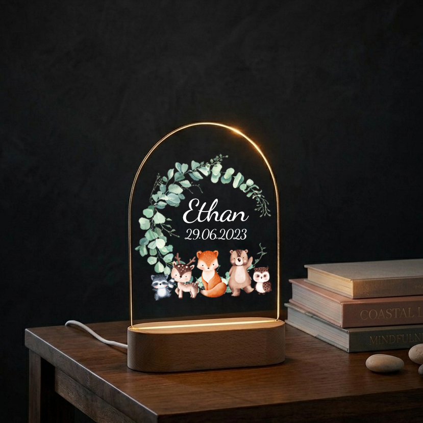 Luce Notturna Personalizzata p - Baby Nursery Light recensione e prezzo