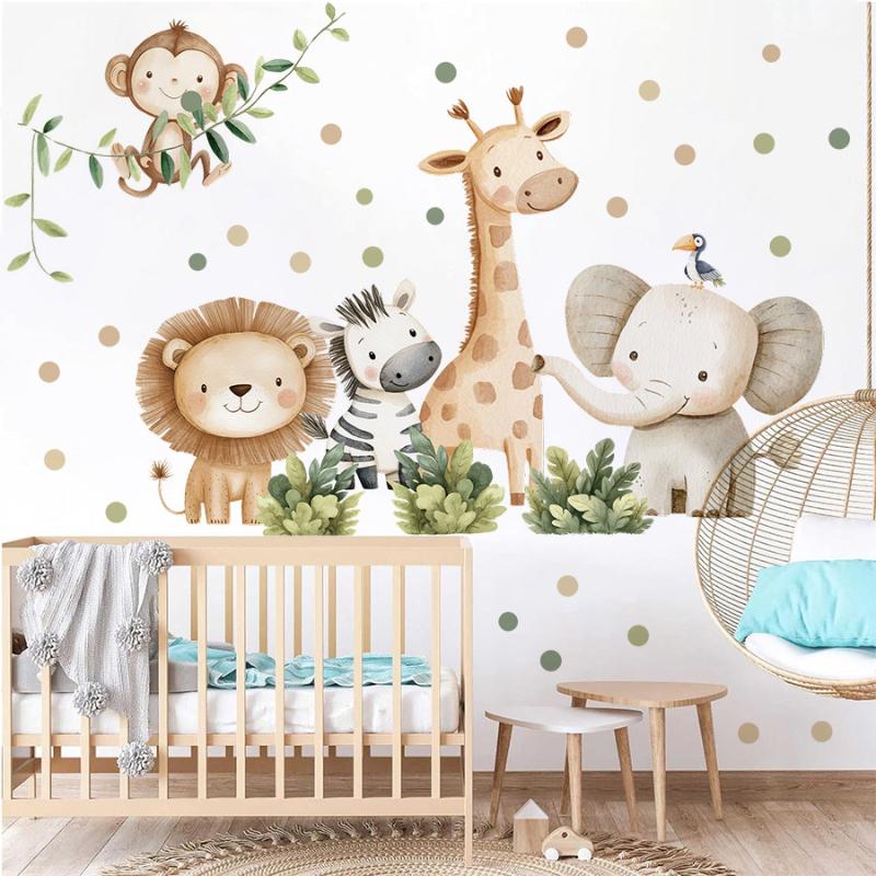 ✔ Adesivi murali con animali d - Baby Nursery Wallpaper recensione e prezzo